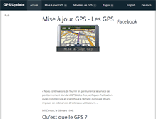 Tablet Screenshot of gps-update.com